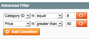 Choose types of products that should be included into the feed magento feed