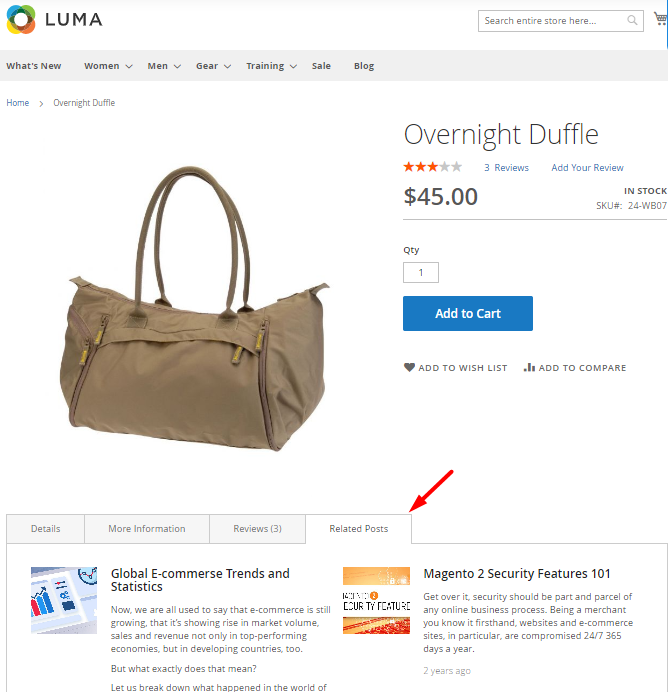 magento 2 blog pro related products 5