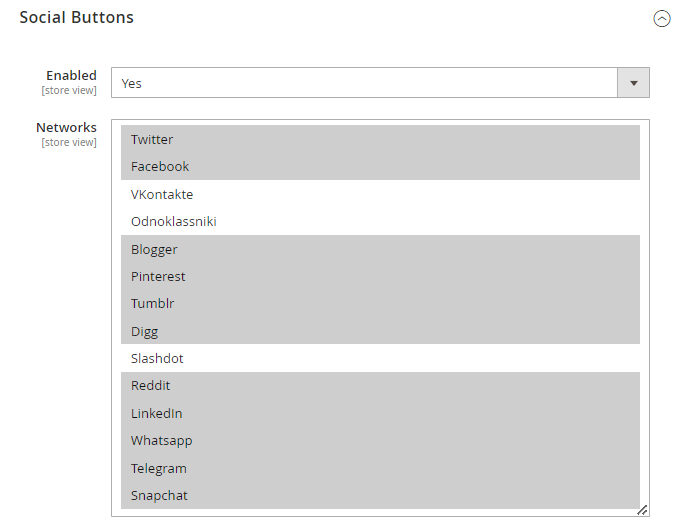 magento 2 blog pro social buttons new