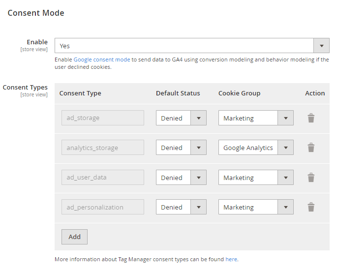 magento cookie consent ui