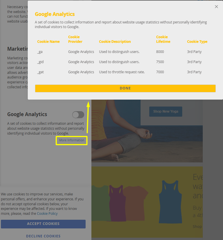 magento   2 cookie   consent cookie  information  popup  customization  example   