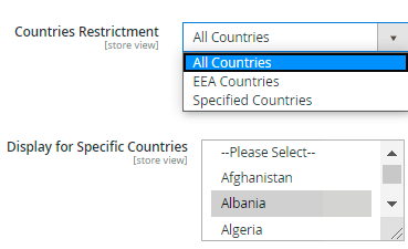 magento   2 cookie   consent cookie  specific  countries   