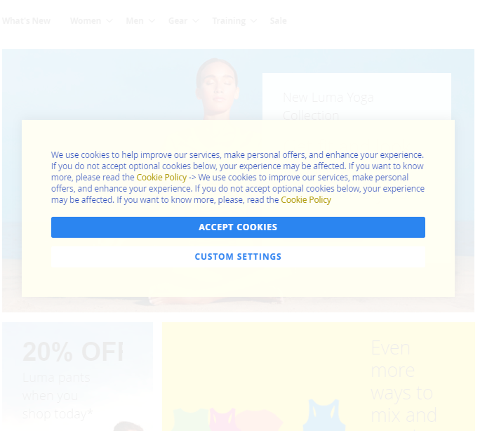 magento   2 cookie   consent popup  custom  design   