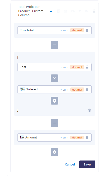 magento 2 custom reports example of custom column