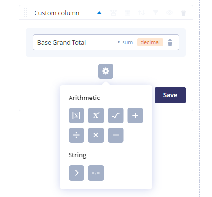 magento 2 custom reports operators