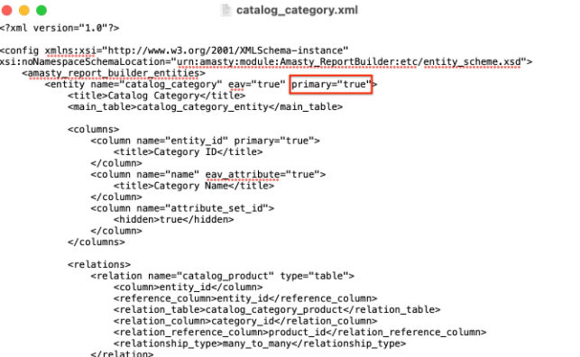 magento 2 custom reports xml file