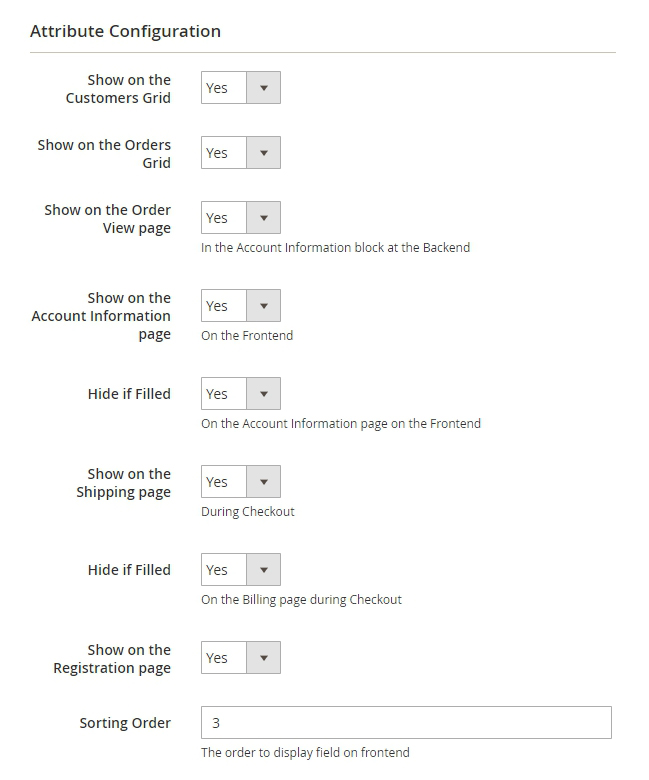 magento 2 customer attributes magento 2 customer attributes configuration 1 new