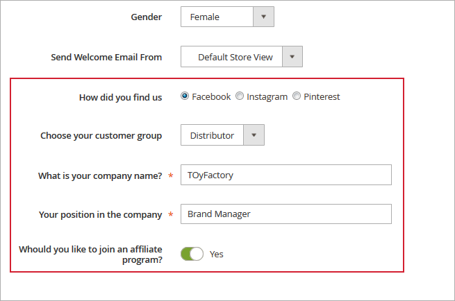 magento 2 customer attributes magento 2 customer attributes cusromer info 