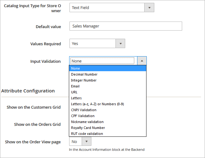 magento 2 customer attributes magento 2 customer attributes input validation 1 