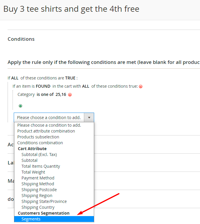 Extend Catalog Rule Conditions