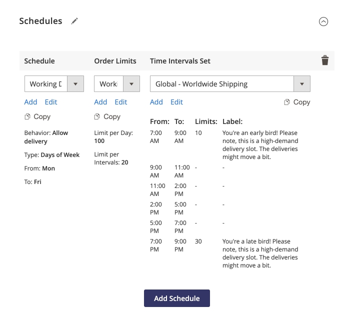 Day: How to Schedule  Deliveries