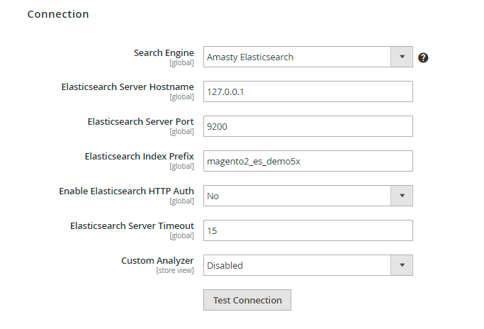 Magento 2 Elasticsearch Extension