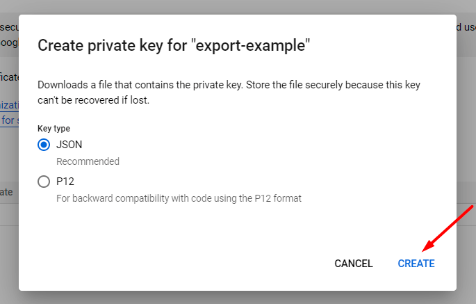 magento 2 export customers drive key json