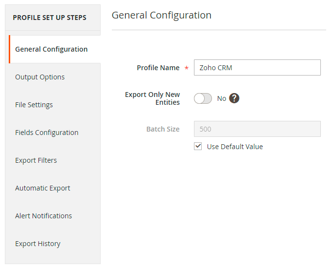 magento 2 export customers edit profile