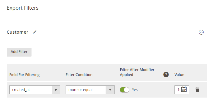 magento 2 export customers export customers last x days