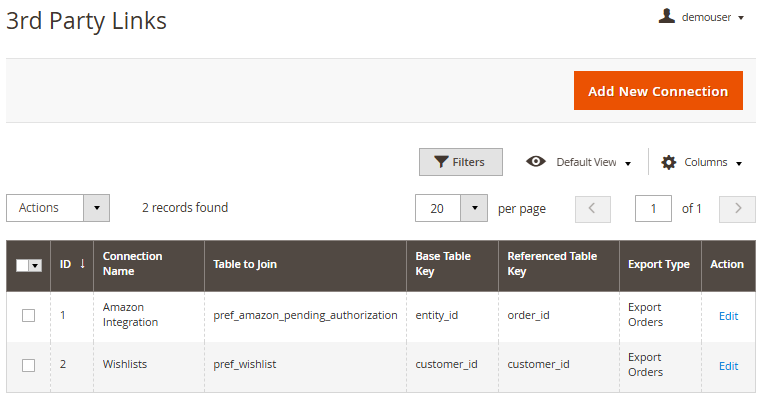 magento 2 export orders export order 3rd party grid