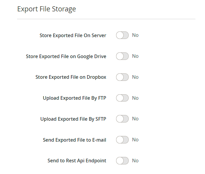 magento 2 export orders export order file storage