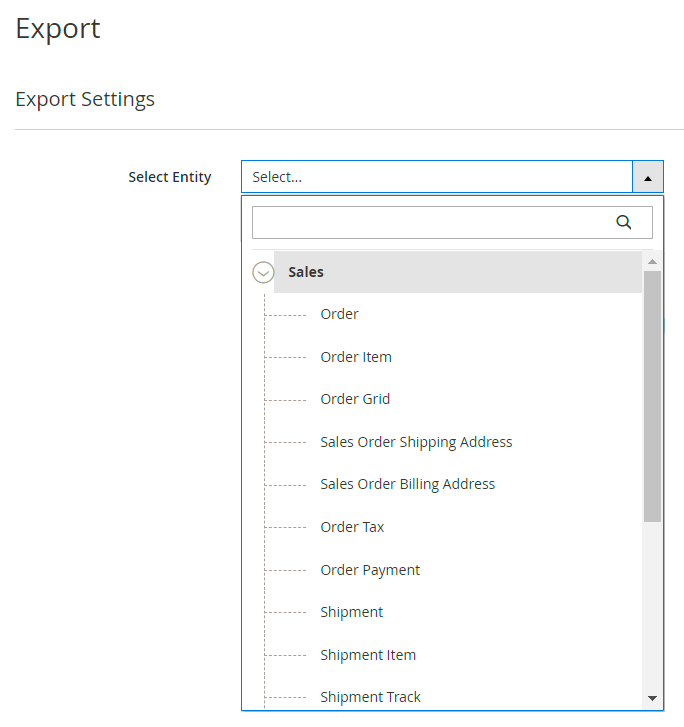 magento 2 export orders export orders core entity