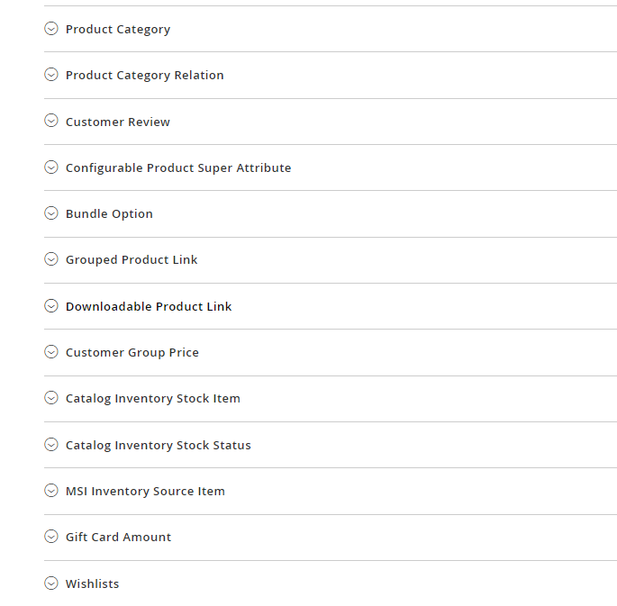 magento 2 export products all entities 2