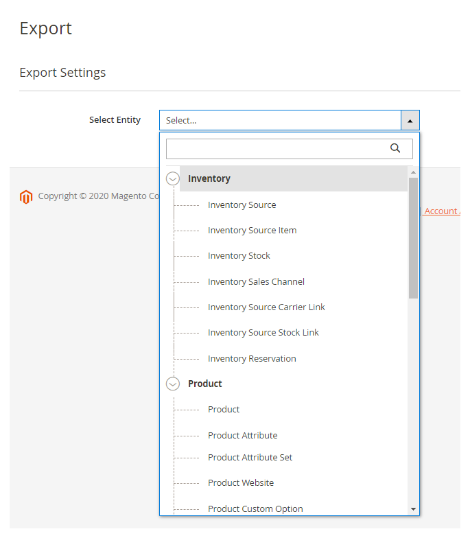 magento 2 export products amasty export