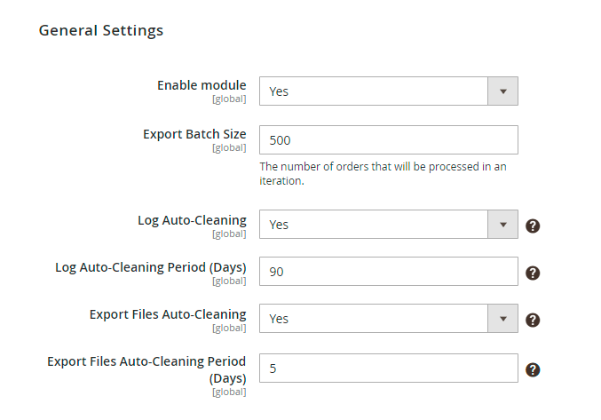 magento 2 export products export products general config