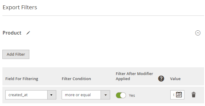magento 2 export products export products last x days