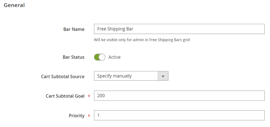 Free Shipping Bar for Magento 2