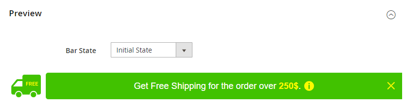 GitHub - christophermallory/magento2-freeshipping-progress-bar: Add a free  shipping eligibility progress bar to your Magento 2 websites cart to  promote increased order value.