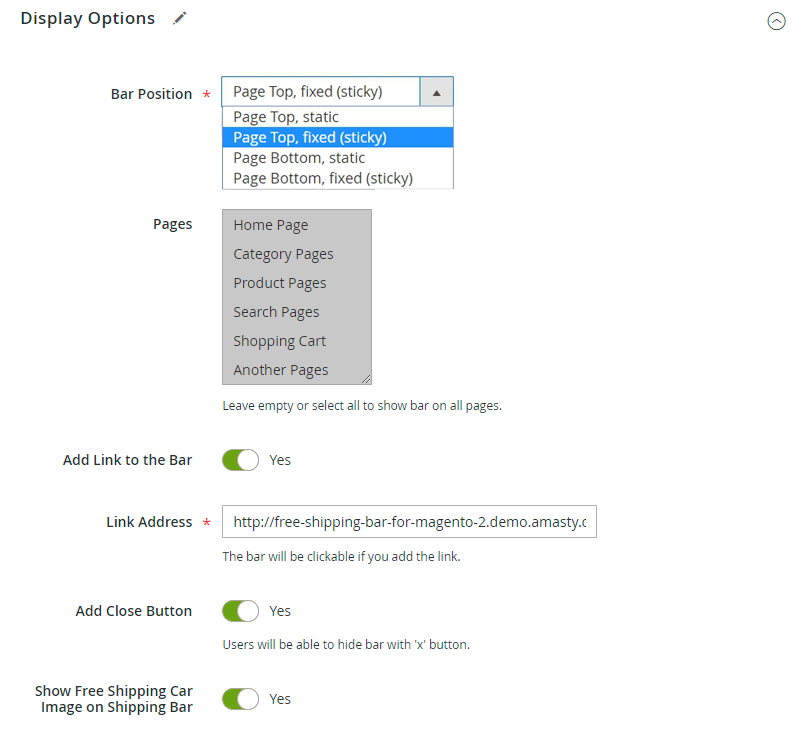 Guide for Free Shipping Bar for Magento 2 [Amasty Extensions FAQ]