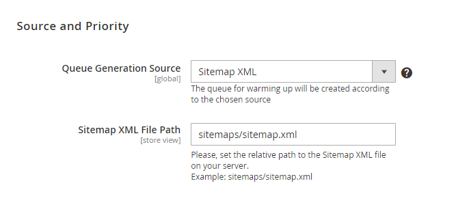 2 full page cache warmer sitemap xml