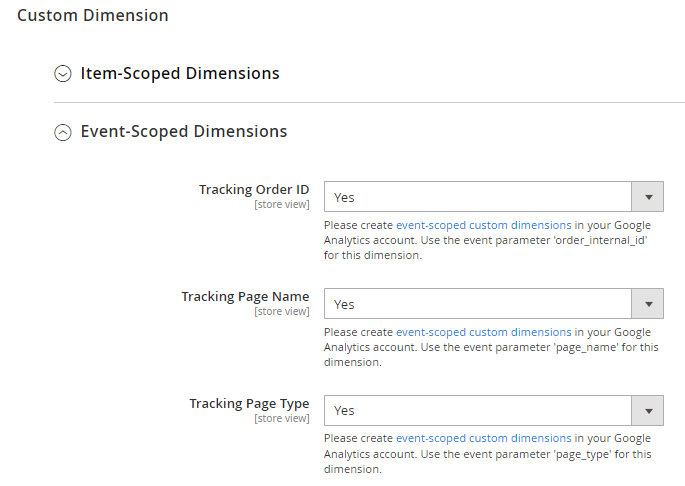 magento 2 ga4 with gtm custom dimension event scoped