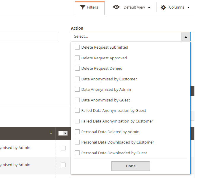 magento 2 gdpr gdpr m2 actions