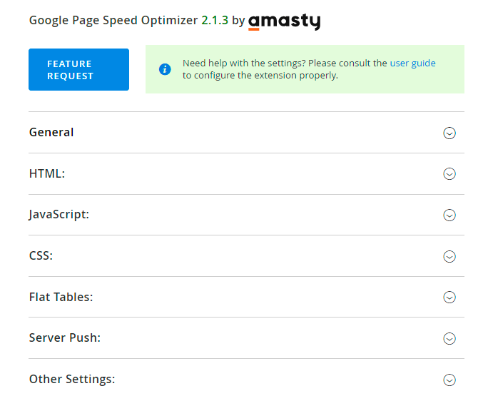 magento 2 google page speed optimizer code optim settings