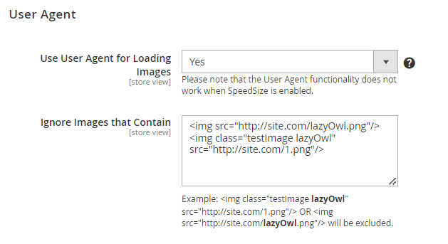 magento 2 google page speed optimizer gpso lazy load user agent