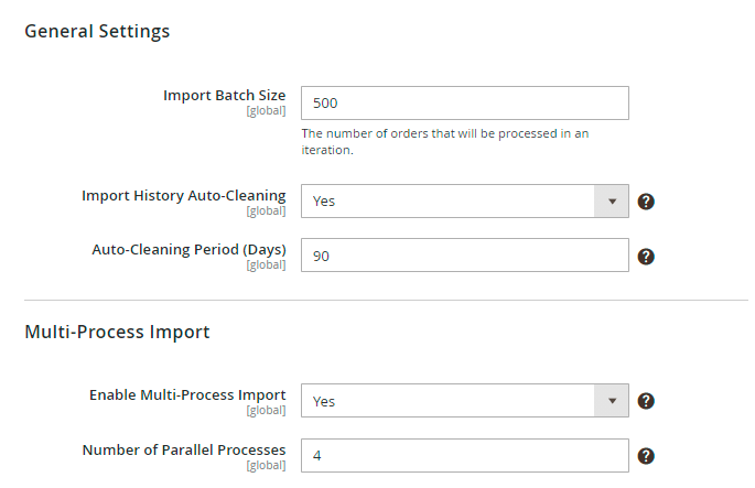 magento 2 import orders import orders config