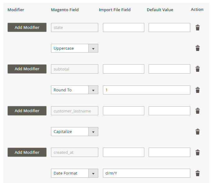 magento 2 import orders import orders modifiers