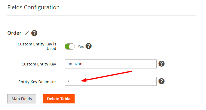 magento 2 import orders key delimiter