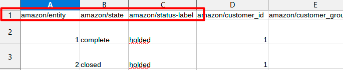 magento 2 import orders mapping fields
