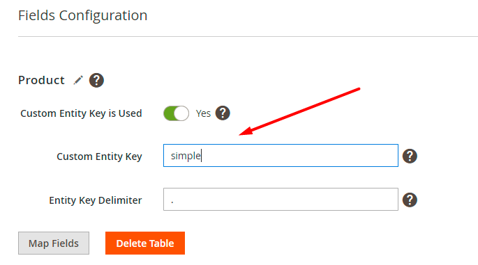 magento 2 import products entitykeyfields