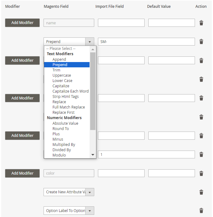 magento 2 import products importproductsmodifiers