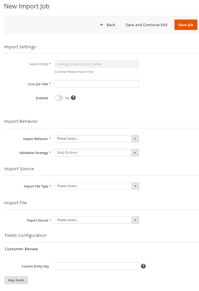 magento 2 import products newcronjob