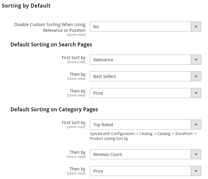 Magento 2 Category Sort By Extension - Rating, Price, Newest.