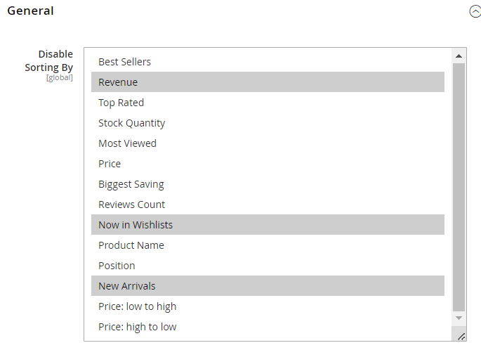 magento 2 improved sorting disable sorting by