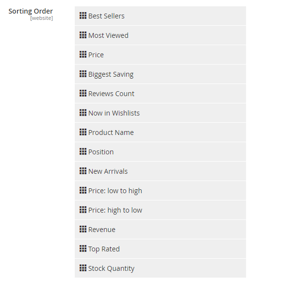 magento 2 improved sorting sorting order
