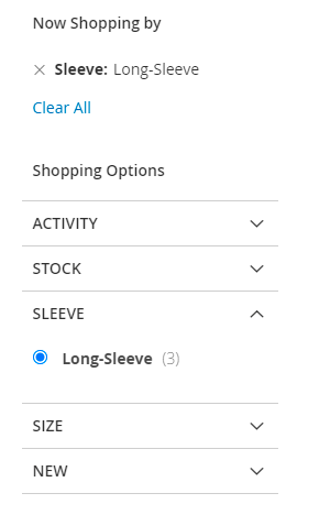 magento 2 improved layered navigation iln m2 show selected option