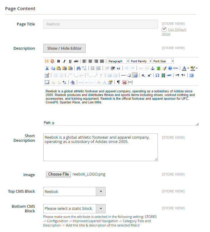magento 2 improved layered navigation navigation m2 attribute page content