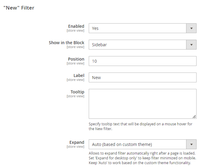 magento 2 improved layered navigation new filter 2309
