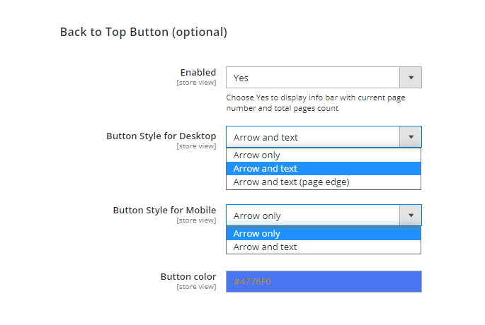 magento 2 infinite scroll infinite scroll back to top