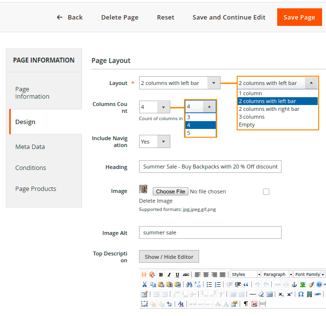 magento 2 landing pages land3