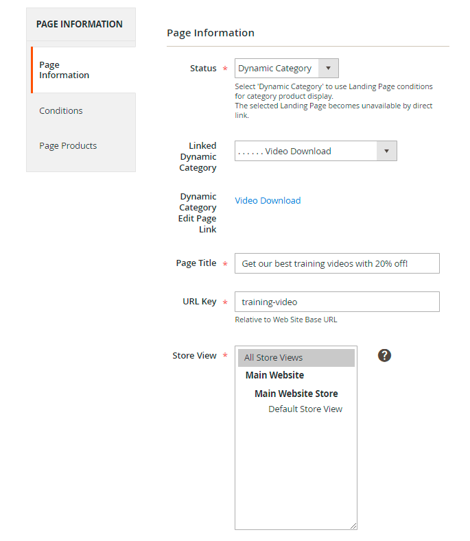 magento 2 landing pages landing pages 1
